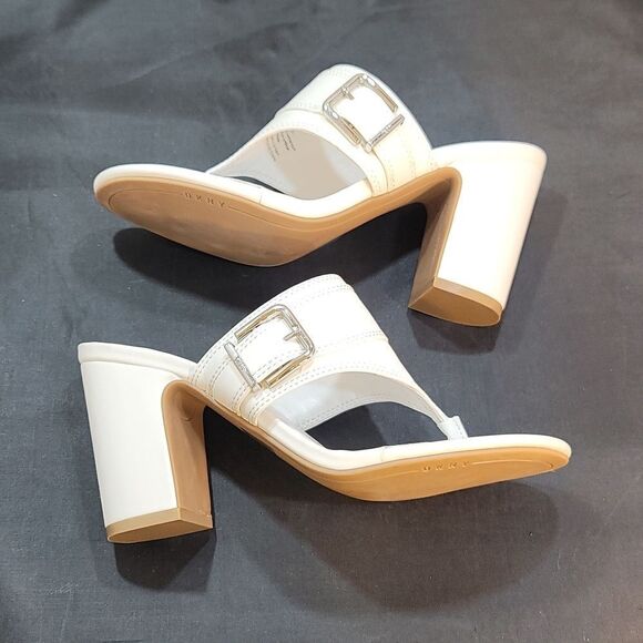 BRAND NEW DKNY BLOCK HEEL  THONG SANDAL - Picture 9 of 16